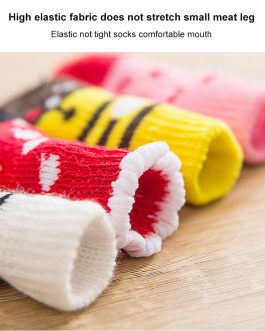 Cute Anti-Slip Knitted Cats Socks