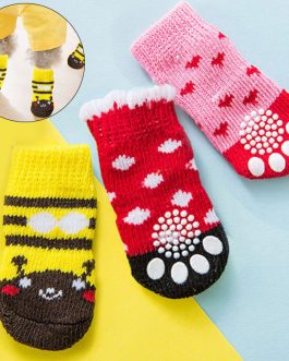 Cute Anti Slip Warm Dog Socks