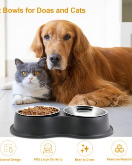 Non-Slip Stainless Steel Pet Bowls