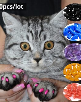 Soft Silicone 20 pcs Cat Nail Caps