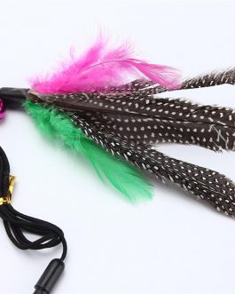 Artificial Colorful Feather Cat Teaser Toy