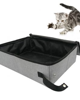 Waterproof Folding With Cover Cat Litter Box